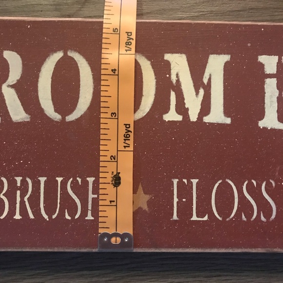 Bathroom Rules Sign Red - Picture 4 of 4